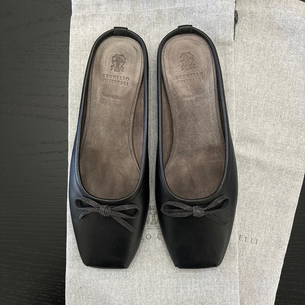 Brunello Cucinelli Ballet flat mules size 38.5